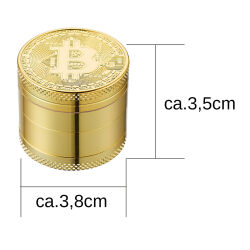 Grinder Metall " Bitcoin " 38mm Champ High