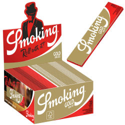 Smoking Paper K.S. Slim Goldfarben 50er Box/33 Blatt