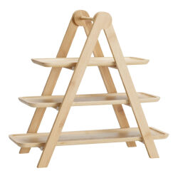 Bambus Etagere mit 3 Ablagen