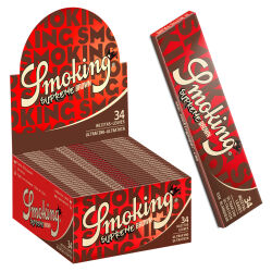 Smoking Supreme BROWN Ultrathin Papers King Size Slim...