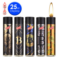 Reibradfeuerzeuge Crypt Rund PROF 25er Display