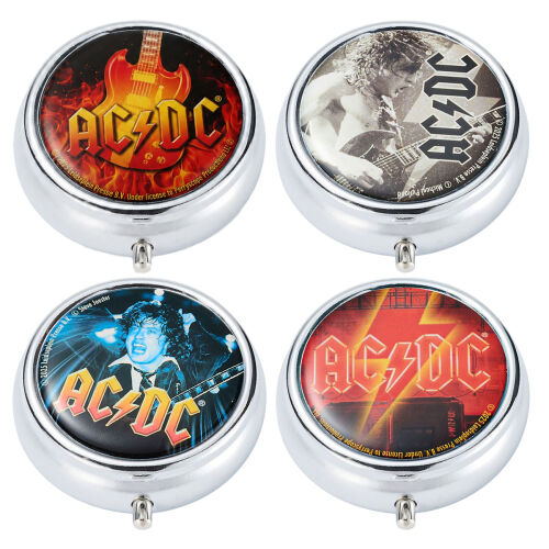4 x Taschen-Aschenbecher " AC/DC " Champ