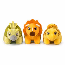 3er Set Plüsch-Dinosaurier - niedliche Dino-Freunde...