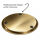 Dekoteller aus Eisen - Ø 28 cm Gold