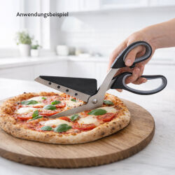 Pizzaschere mit Edelstahlklingen ca. 27cm