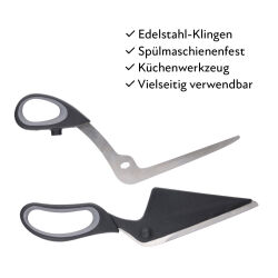 Pizzaschere mit Edelstahlklingen ca. 27cm