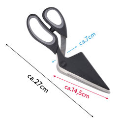 Pizzaschere mit Edelstahlklingen ca. 27cm