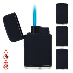 4er Set Jet-Flame Gasfeuerzeuge – nachfüllbar,...