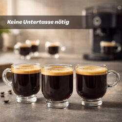 Espresso Gläser 6er Set ca. 80ml