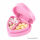 Pillendose " Pink Variation Herzform mit Spiegel " (Zufallsfarbe)
