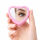 Pillendose " Pink Variation Herzform mit Spiegel " (Zufallsfarbe)
