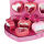 Pillendose " Pink Variation Herzform mit Spiegel " (Zufallsfarbe)