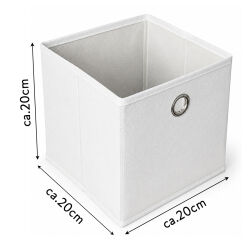 Aufbewahrungsbox mit Metallöse ca.20x20x20cm -...