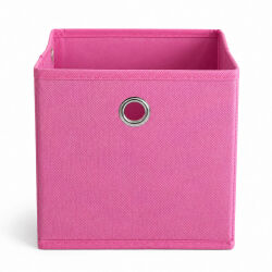 Aufbewahrungsbox mit Metallöse ca.20x20x20cm - Pink