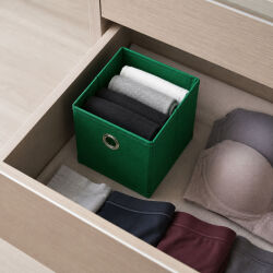 Aufbewahrungsbox mit Metallöse ca.15x15x15cm -...