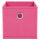 Aufbewahrungsbox mit Metallöse ca.15x15x15cm - Pink