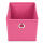 Aufbewahrungsbox mit Metallöse ca.15x15x15cm - Pink