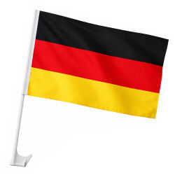 Autofensterfahne Deutschland – Autofahne / Autoflagge für Auto, beidseitig bedruckt