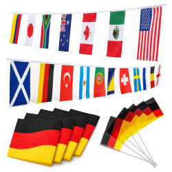 Deutschland Deko Fan-Set 33-teilig