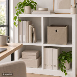Aufbewahrungsbox mit Metallöse ca.20x20x20cm -...