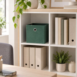 Aufbewahrungsbox mit Metallöse ca.20x20x20cm -...