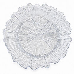 Unterteller / Dekoteller "BLOOM" Transparent...
