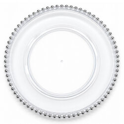 Unterteller / Dekoteller "Pearl" transp. &...