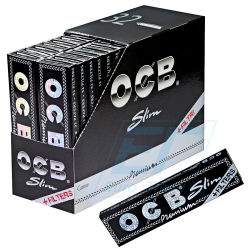 OCB Premium Long Slim mit Filtertips 32er Box/32 Blatt +...