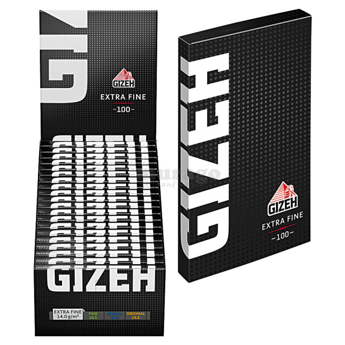GIZEH Black Extra Fine MAGNET Kurzes Papier 20 Heftchen a 100 Blättchen 