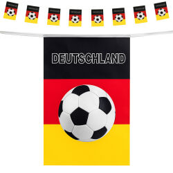 Flaggenkette Deutschland ca.10m / 25 Fähnchen je ca...