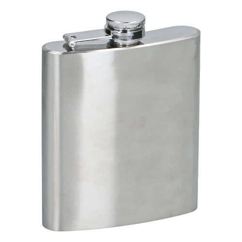 Flachmann Gebürstet Edelstahl 7oz / 200ml