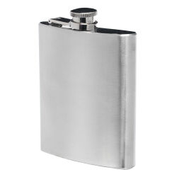 Flachmann Gebürstet Edelstahl 7oz / 200ml