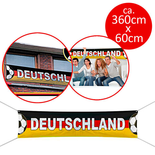 Autofahne 2er Set Deutschland-Flagge/Adler ca.45x30cm