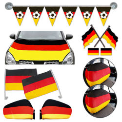 Deutschland Auto-Deko-Fan-Set 13 Teilig