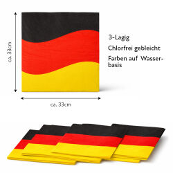 Deutschland XXL Deko Fan-Set 60-teilig