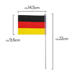 Deutschland XXL Deko Fan-Set 60-teilig