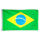 Brasilien Fahne ca.150x90cm mit Metallösen
