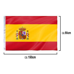 Spanien Fahne ca. 150 x 90cm mit Metallösen