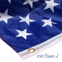 USA Fahne 150 x 90cm mit Metallösen