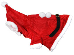 Weihnachtsmann - Hundekostüm ca.28cm