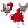 Weihnachtsmann - Hundekostüm ca.28cm