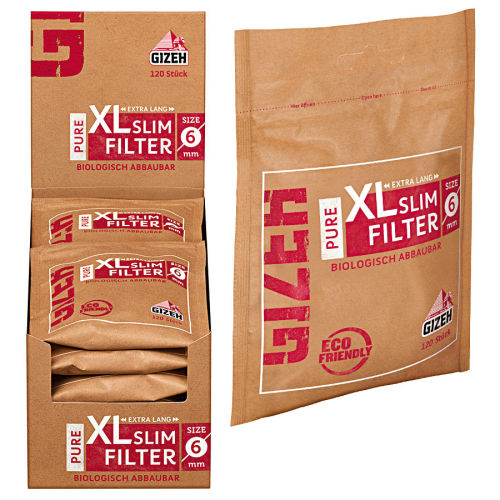 Filters GIZEH Slim menthol 6 mm - AliExpress