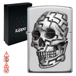 Zippo Benzinfeuerzeug " 3D Skull "