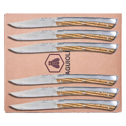 Laguiole 6er Steakmesser-Set Vailhourles