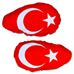Außenspiegelfahne 2er Set Türkei-Flagge mit...