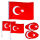 Türkei Auto Fan-Set 5-Teilig