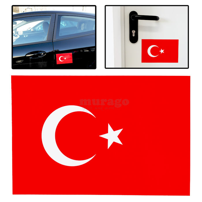 Magnetschild,Kühlschrankmagnet,Magnet-Flagge Türkei 