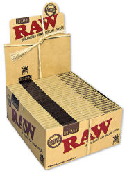 RAW 50er Box/32 Blatt Organic King Size Slim Papier