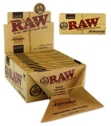 RAW 15er Box/32 Blatt Classic Artesano King Size Slim...