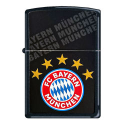 Zippo FC Bayern München Black Matt Druck...